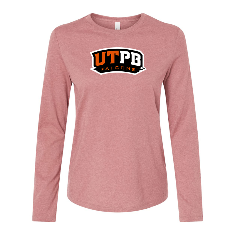 BELLA CANVAS Women’s UTPB Falcons Jersey Long Sleeve Tee